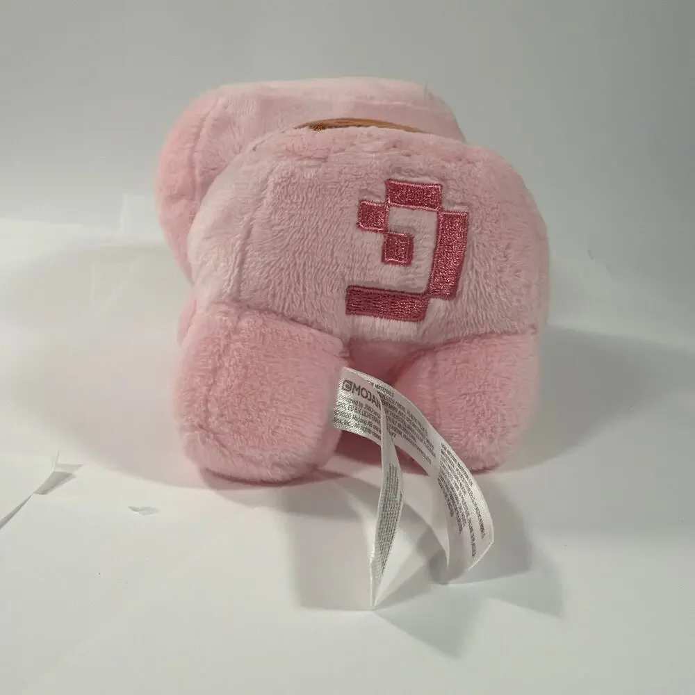 Minecraft Mojang Saddled Pig Pink Plush 7 Inch